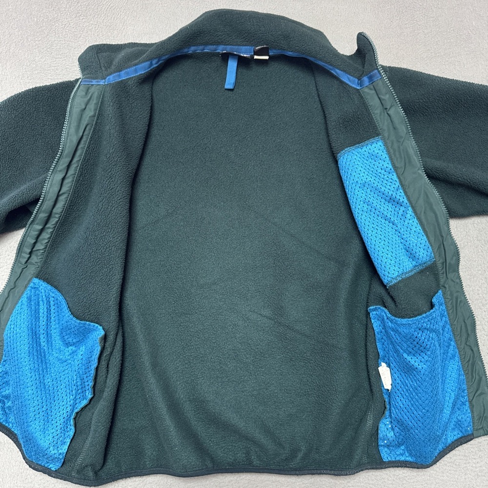 VTG Patagonia Synchilla Mens Green Full Zip Fleece Jacket USA 90s Y2K Retro Sz M - Picture 9 of 11